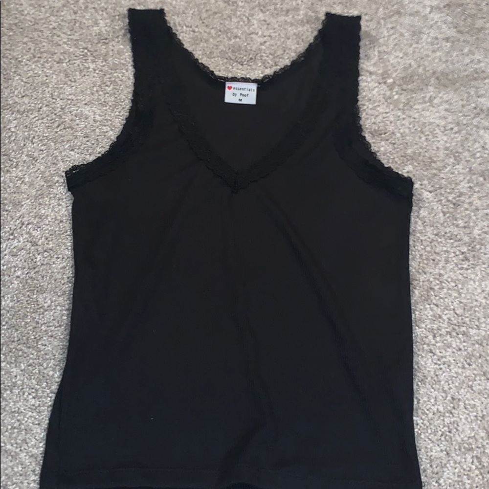 black crop top